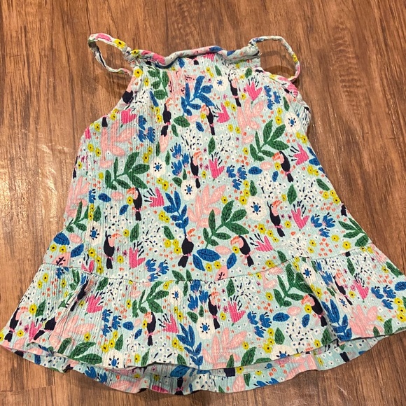 Colorful Floral Andy & Evan tank top - Picture 3 of 3